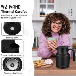 Foto 3 | Foto 3 | Jarra Térmica Para Café Wyhvand  1 L  Acero Inoxidable  Color Negro - Venta Internacional.