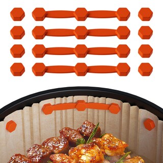 Foto 1 | Foto 1 | Juego De 4 Hebillas Magnéticas De Silicona Air Fryer Wynfelo  Color Naranja - Venta Internacional.