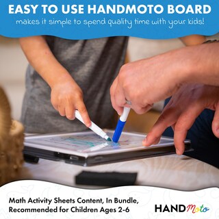 Foto 5 | Foto 5 | Cuaderno De Ejercicios Para Actividades De Aprendizaje Preescolar Handmoto Con Borrado En Seco - Venta Internacional.