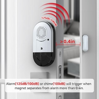 Foto 2 | Foto 2 | Alarmas Para Ventanas Y Puertas Sanjie Batería De Larga Duración Paquete De 3 - Venta Internacional.