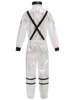 Foto 2 | Foto 2 | Disfraz De Astronauta Grajtcin Para Mujer Traje Blanco De Astronauta Para Adulto - Venta Internacional.
