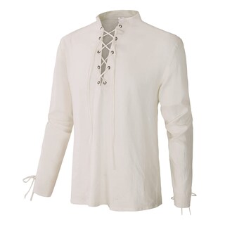 Foto 1 | Foto 1 | Disfraz Caruhif Camisa Renacentista Para Hombre Pirata Medieval Vikingo - Venta Internacional.