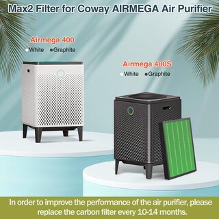 Foto 2 | Foto 2 | Juego De Filtros De Repuesto Smilyan Para Coway Airmega Max2 400/400s - Venta Internacional.