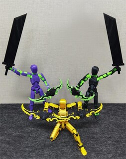 Foto 7 | Foto 7 | Figura De Acción Jirown T13 Impresa En 3d Dummy 13 Robot Articulado - Venta Internacional.