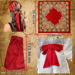 Foto 2 | Foto 2 | Set De Accesorios Para Disfraz De Pirata Uyy 9 Piezas Para Hombre Y Mujer - Venta Internacional.