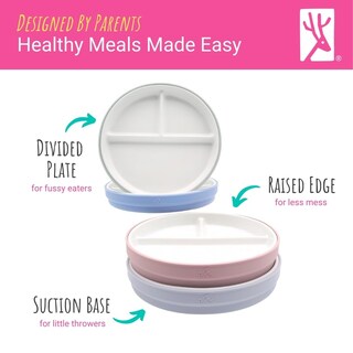 Foto 4 | Foto 4 | Plato Elk And Friends De Porcelana Infantil De 20 Cm Con Ventosa De Silicona - Venta Internacional.