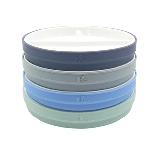 Foto 1 | Foto 1 | Plato Elk And Friends Kids De Porcelana Con Silicona De 20 Cm Color Blanco - Venta Internacional.