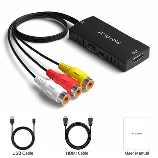 Foto 7 | Foto 7 | Convertidor Rca A Hdmi Ruipuo Av A Hdmi 1080p/720p 1080p - Venta Internacional.