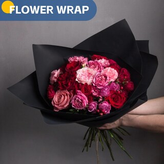 Foto 3 | Foto 3 | Rollo Kraft De Papel De Regalo Negro Donyang De 38 Cm X 23 M - Venta Internacional.