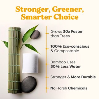 Foto 5 | Foto 5 | Papel Higiénico Zeno Organic Bamboo 3 Capas 12 Rollos Gigantes - Venta Internacional.