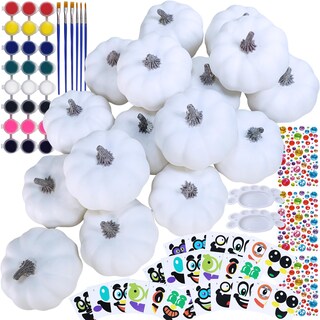 Foto 1 | Foto 1 | Kit De Pintura De Calabazas Winlyn 16 Juegos De 3 Juegos De Otoño Para Bricolaje Con Pegatinas - Venta Internacional.