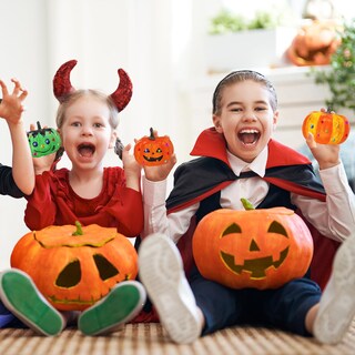 Foto 6 | Foto 6 | Kit De Pintura De Calabazas Winlyn 16 Juegos De 3 Juegos De Otoño Para Bricolaje Con Pegatinas - Venta Internacional.