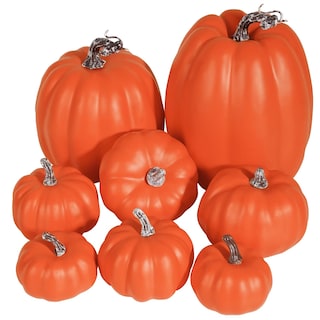 Foto 1 | Foto 1 | Calabazas Artificiales Artmag Harvest Orange Fall 8 Unidades - Venta Internacional.