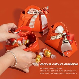 Foto 2 | Foto 2 | Paquete De 10 Bolsas Para Caramelos De Boda De Piel Sintética Hosdzou 14 X 15 X 6 Cm - Venta Internacional.