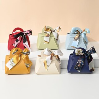Foto 5 | Foto 5 | Bolsas De Regalo De Piel Para Bodas Y Caramelos Hosdzou Color Rosa Rojo 5 X 6 X 2 5 Cm Paquete De 10 - Venta Internacional.