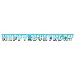 Banner De Fiesta Creative Converting Ocean Happy Birthday - Venta Internacional.