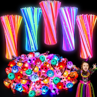 Foto 1 | Foto 1 | Juego De 150 Barras Luminosas Y Anillos Led Party Favors Envotek - Venta Internacional.