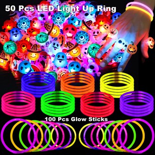 Foto 2 | Foto 2 | Juego De 150 Barras Luminosas Y Anillos Led Party Favors Envotek - Venta Internacional.
