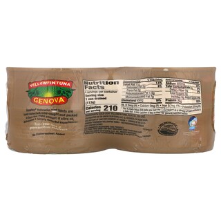 Foto 2 | Foto 2 | Atún Enlatado Genova Yellowfin En Aceite De Oliva 142 G (5 Oz) Paquete De 4 - Venta Internacional.