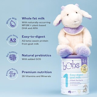 Foto 3 | Foto 3 | Fórmula Infantil Aussie Bubs Bubs Leche De Cabra Etapa 2 De 6 A 12 Meses - Venta Internacional.