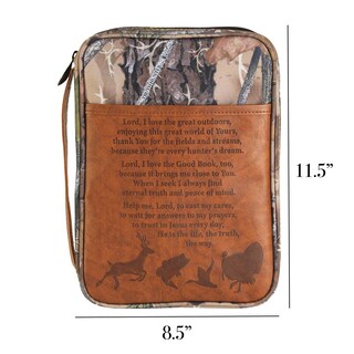 Foto 5 | Foto 5 | Cubierta De La Biblia Dicksons Camo Hunters Prayer  Marrón  Letra Grande - Venta Internacional.