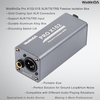 Foto 2 | Foto 2 | Caja Eliminadora De Zumbidos Wiswinda Pro X102-1s Trs/ts/xlr De 6 35 Mm - Venta Internacional.