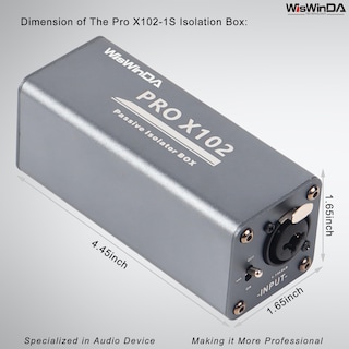 Foto 5 | Foto 5 | Caja Eliminadora De Zumbidos Wiswinda Pro X102-1s Trs/ts/xlr De 6 35 Mm - Venta Internacional.