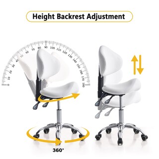 Foto 4 | Foto 4 | Taburete Con Respaldo Para Esteticistas Salones De Belleza O Tatuajes - Venta Internacional.