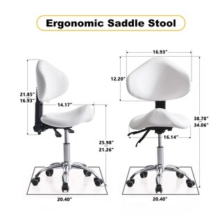 Foto 6 | Foto 6 | Taburete Con Respaldo Para Esteticistas Salones De Belleza O Tatuajes - Venta Internacional.