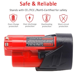 Foto 4 | Foto 4 | Batería De Repuesto Waitley 12 V 3.0 Ah Para Milwaukee Tools - Venta Internacional.
