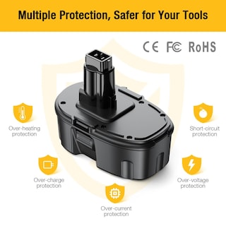 Foto 7 | Foto 7 | Batería Firstpower 18 V 4 5 Ah Dc9096 Compatible Con Dewalt - Venta Internacional.