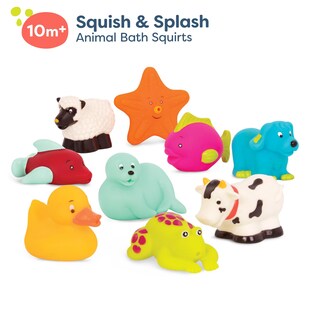 Foto 3 | Foto 3 | Bath Toys B. Toys Animal Bath Squirts Water Play 10 Meses O Más - Venta Internacional.