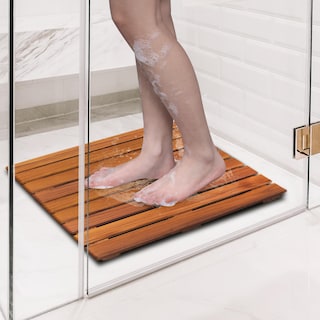 Foto 5 | Foto 5 | Alfombra De Ducha Vaefae De Teca Antideslizante Para Spa De Lujo 50 X 50 Cm - Venta Internacional.