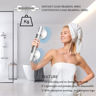 Foto 5 | Foto 5 | Barras De Apoyo Para Discapacitados Loresjoy Para Bañeras Y Duchas De 33 Cm - Venta Internacional.