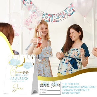 Foto 4 | Foto 4 | Juego Baby Shower Guess How Many Candies Jrm310 Con 50 Tarjetas - Venta Internacional.