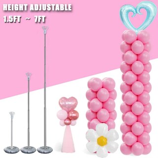 Foto 3 | Foto 3 | Juego De Soportes Para Globos Decojoy Ajustables 2 1 M Con Bases - Venta Internacional.