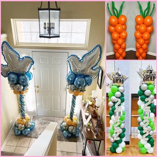 Foto 6 | Foto 6 | Juego De Soportes Para Globos Decojoy Ajustables 2 1 M Con Bases - Venta Internacional.