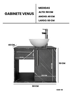 Foto 4 | Foto 4 | Gabinete Para Baño Con Ovalin Y Monomando Moderno. Modelo Venus