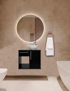 Foto 2 | Foto 2 | Gabinete Para Baño Con Ovalin Y Monomando Moderno. Modelo Venus