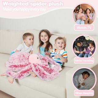 Foto 5 | Foto 5 | Peluche Pesado Con Forma De Araña 1 9 Kg 63 Cm Para Niños - Venta Internacional.