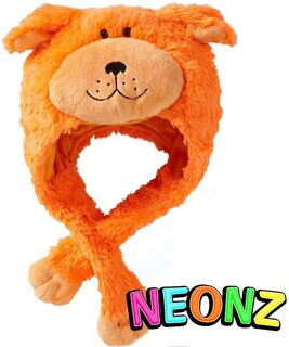 Foto 1 | Foto 1 | Gorro Para Perro De Peluche My Pillow Pets Color Naranja Neón - Venta Internacional.