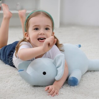 Foto 3 | Foto 3 | Peluche Pesado Ourhonor Con Forma De Elefante 1 9 Kg 60 Cm - Venta Internacional.