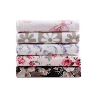 Foto 5 | Foto 5 | Manta Betsey Johnson Vintage Floral Rosa 50 X 70 Cm - Venta Internacional.