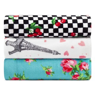 Foto 4 | Foto 4 | Manta De Felpa Betsey Johnson Cherry Checker - Venta Internacional.