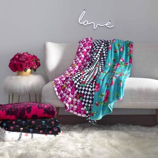 Foto 5 | Foto 5 | Manta De Felpa Betsey Johnson Cherry Checker - Venta Internacional.