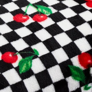 Foto 6 | Foto 6 | Manta De Felpa Betsey Johnson Cherry Checker - Venta Internacional.