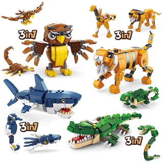 Foto 1 | Foto 1 | Set De Construcción De Animales High Godo Creator 3 En 1 Para Niños De 8 A 12 Años - Venta Internacional.