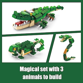 Foto 3 | Foto 3 | Set De Construcción De Animales High Godo Creator 3 En 1 Para Niños De 8 A 12 Años - Venta Internacional.