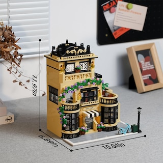 Foto 3 | Foto 3 | Set De Construcción Enjbrick Flowers City Coffee Shop 1443 Piezas - Venta Internacional.