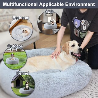 Foto 5 | Foto 5 | Cama Para Perros Elsker&home Calming Donut Lavable Para Perros Medianos - Venta Internacional.